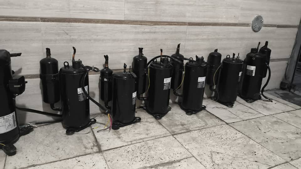 کمپرسور های تمامی برندها ۳فاز تک فاز اینورتر